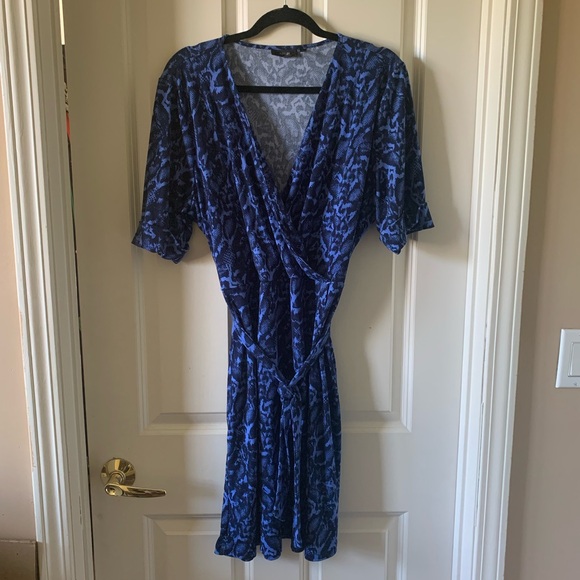 Apt. 9 Snake Print Wrap Dress - Picture 6 of 10